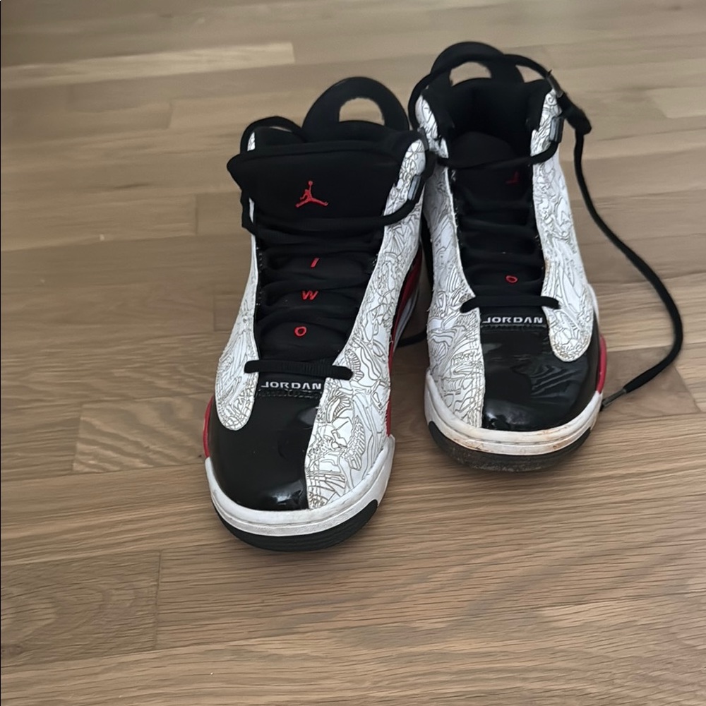 Air Jordan Black and White Sneakers